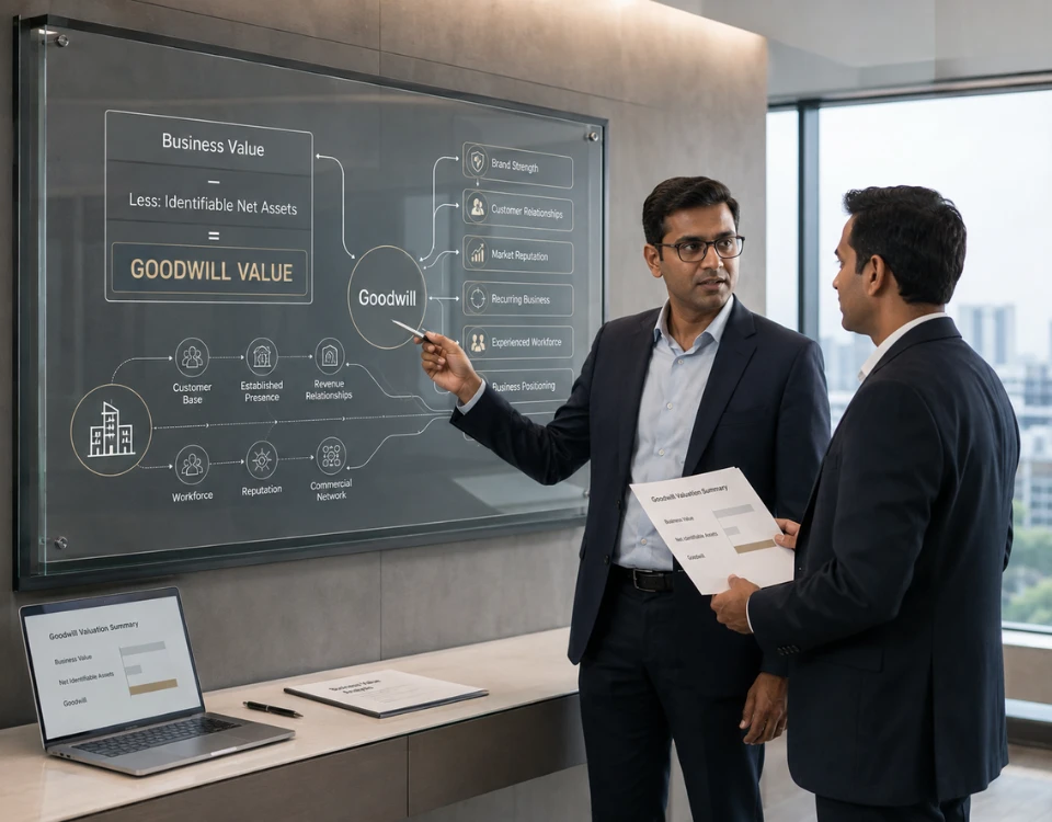 Goodwill Valuation Experts in India