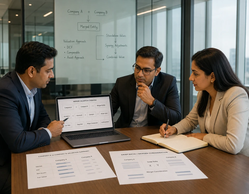 Merger Valuation Experts in India