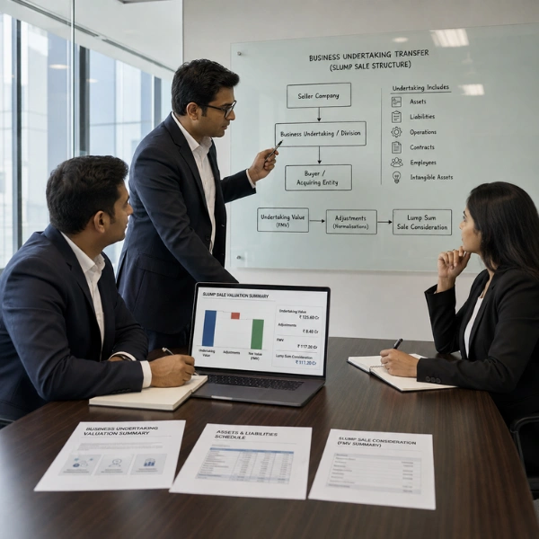 Slump Sale Valuation Experts in India