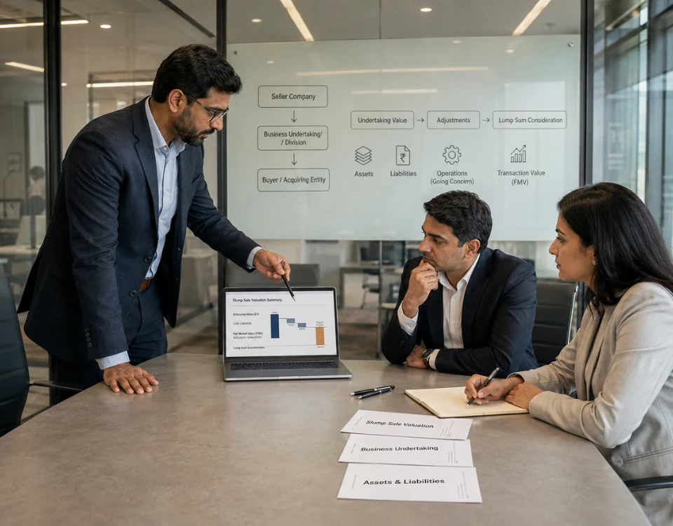 Slump Sale Valuation Experts in India